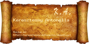 Keresztessy Antonella névjegykártya
